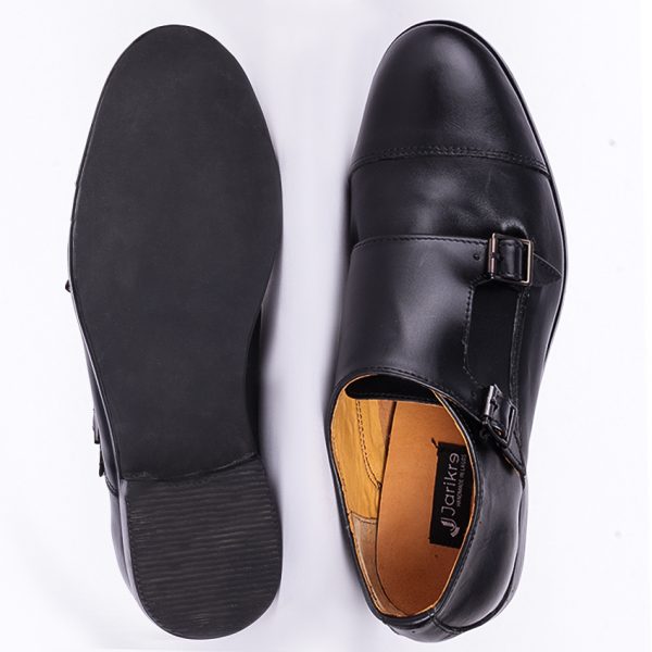 Male Leather Double Monkstrap Shoes in Nigeria