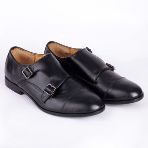 Male Leather Double Monkstrap Shoes in Nigeria