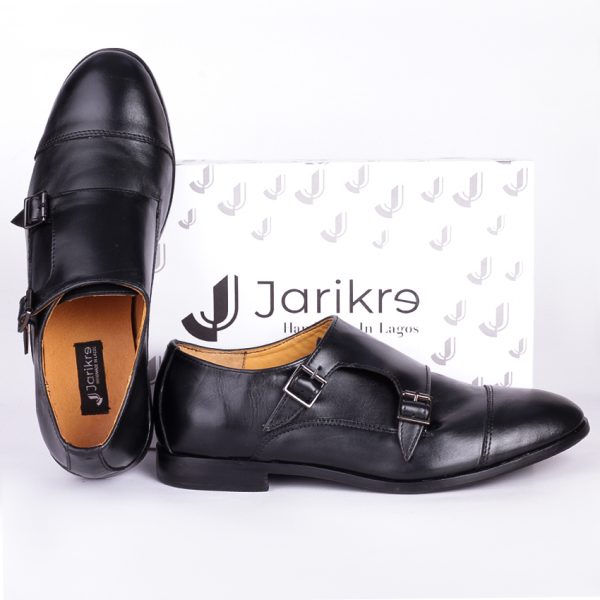 Male Leather Double Monkstrap Shoes in Nigeria