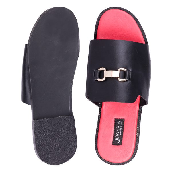 Male Leather Cover Palm Slippers With Tiny Stainless Design in Nigeria