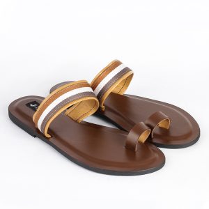 Male Leather Open Top Palm Slippers in Nigeria