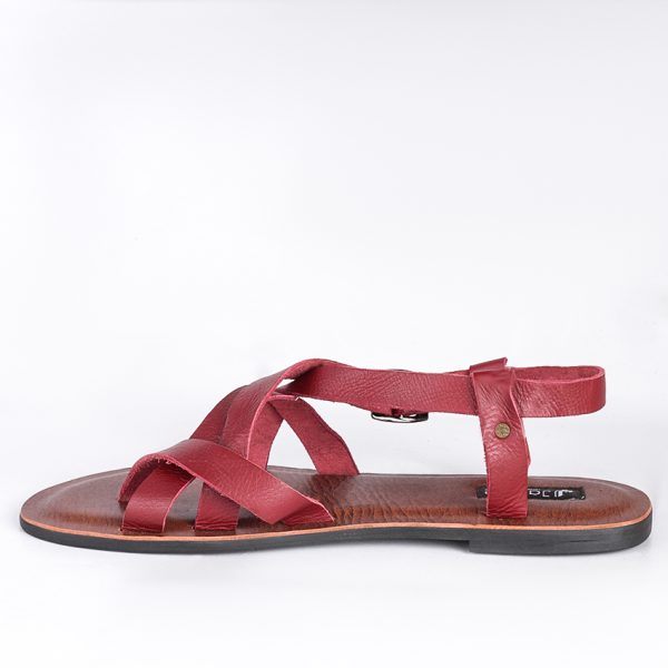 Male Leather Basket Sandals with Buckle in Nigeria