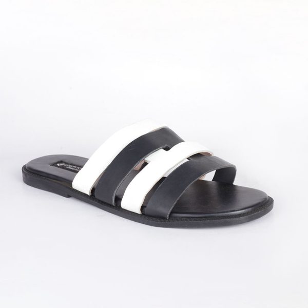 Male Monochrome Straps Slippers in Nigeria