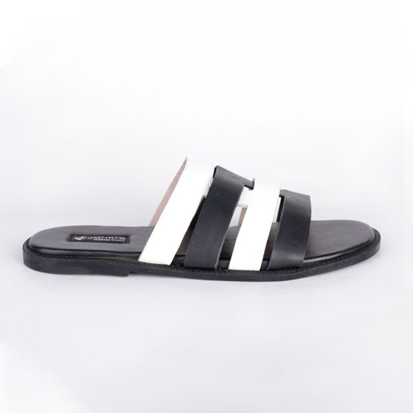 Male Monochrome Straps Slippers in Nigeria