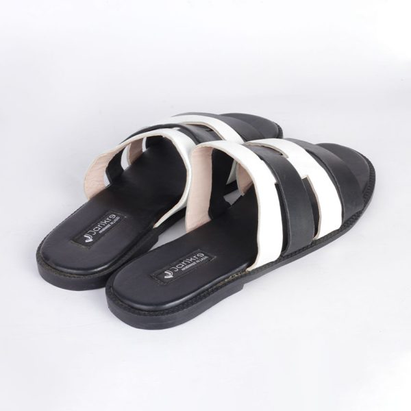 Male Monochrome Straps Slippers in Nigeria