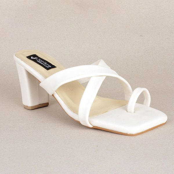 Female open toe square Heel Shoes in Nigeria