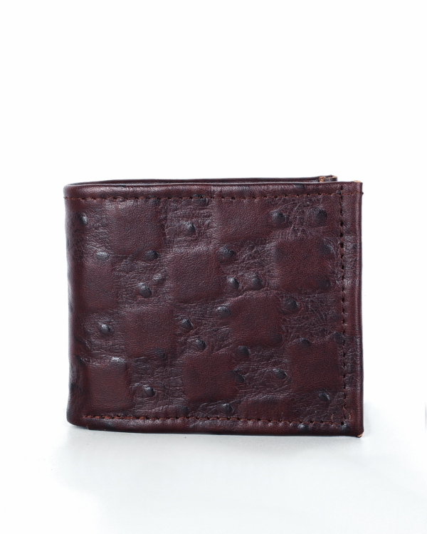 Unisex Patterned Leather Wallet