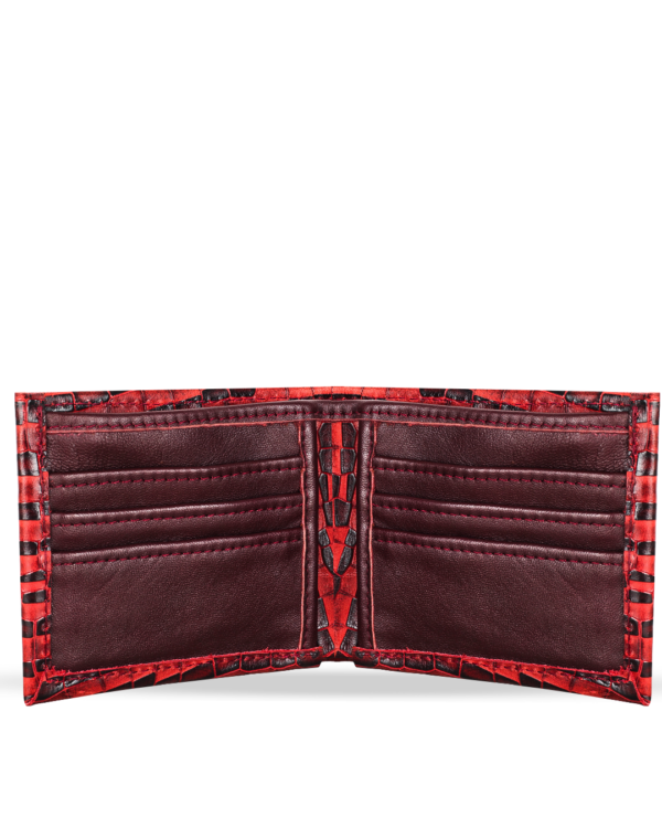 Unisex Patterned Leather Wallet