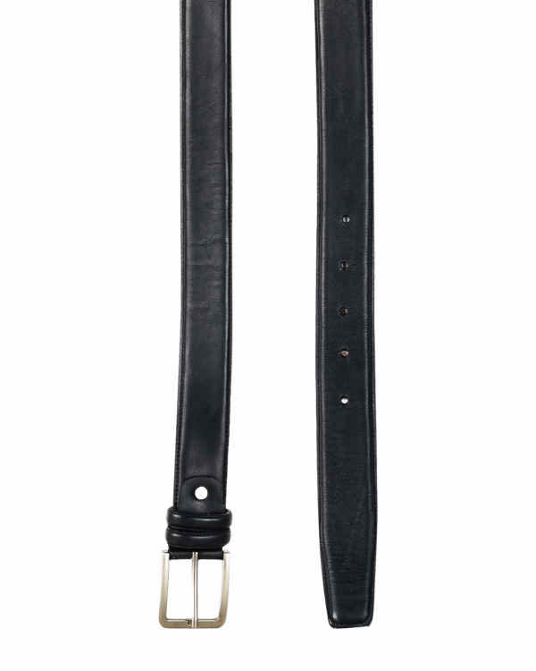 Male One-Side Smooth Leather Belt