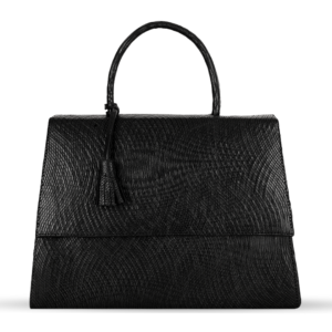 Female Leather Hand Bag - Black