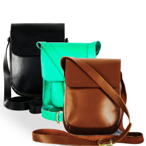 Unisex Leather Crossbody Sling Bag