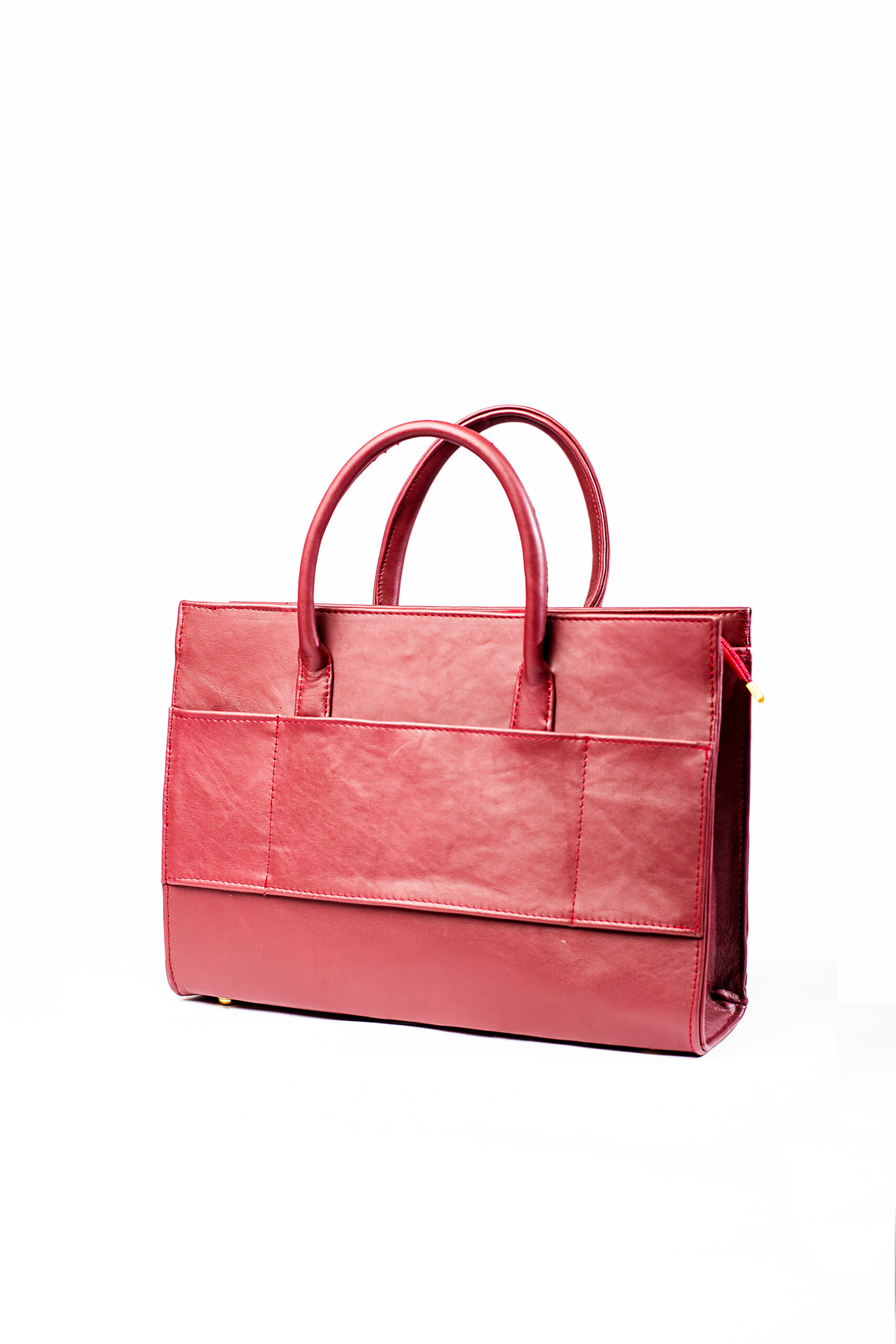 Burgundy Leather Laptop Bag