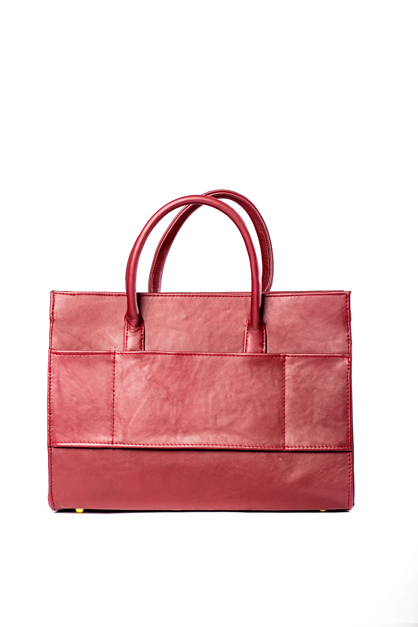 Burgundy Leather Laptop Bag