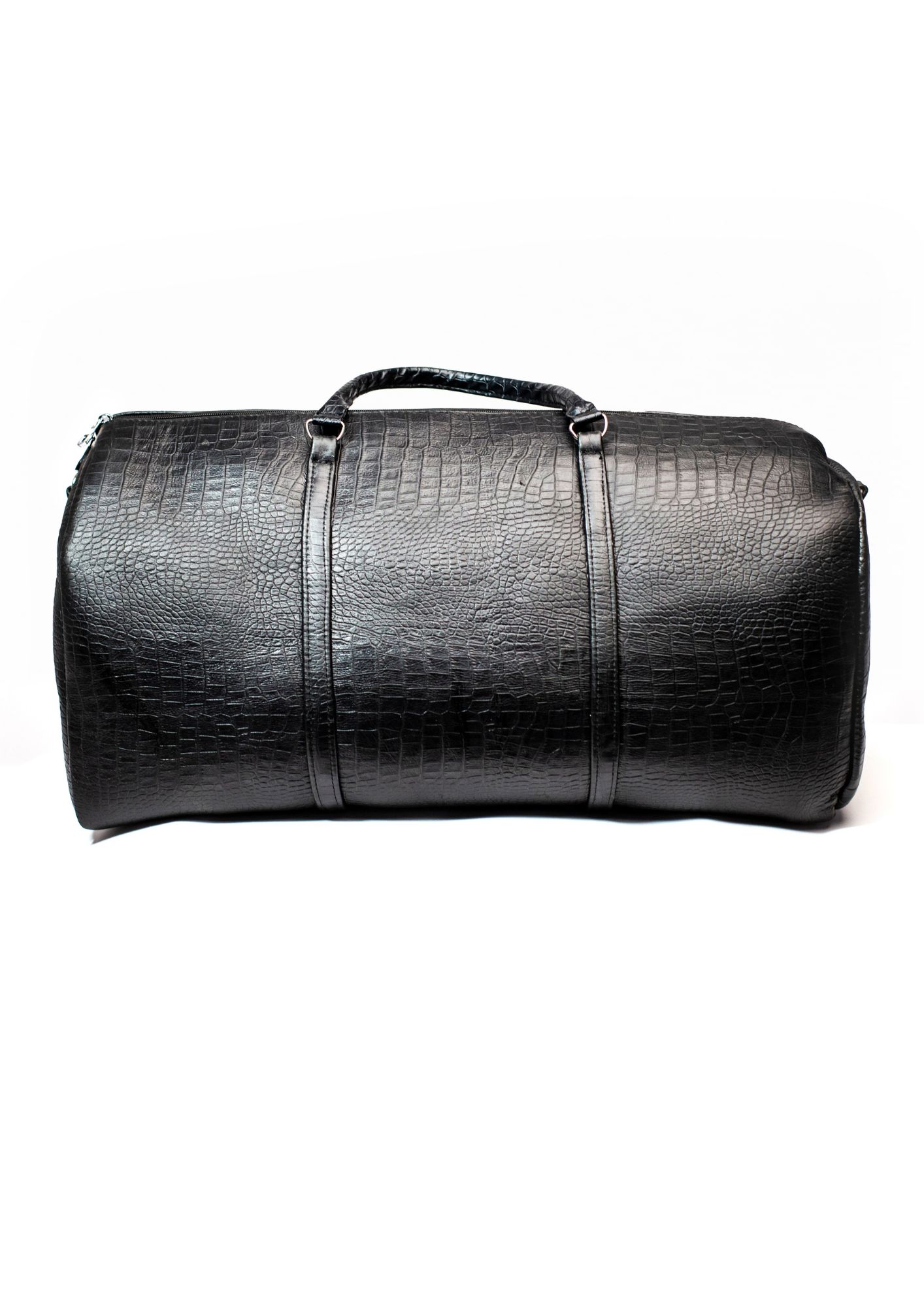 Duffel Bag (24-Inch) in Croc Skin Leather