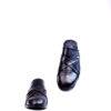 Jarikre Noir Cross-Strap Leather Mule for Men in Nigeria | Luxury Leather Slip-On Shoes