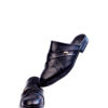Jarikre Noir Cross-Strap Leather Mule for Men in Nigeria | Luxury Leather Slip-On Shoes