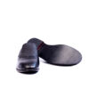Jarikre Noir Weave Mule Loafers | Black Leather Backless Shoes for Men in Nigeria
