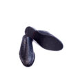 Jarikre Noir Woven Leather Mule for Men in Nigeria | Luxury Black Leather Slip-On Shoe