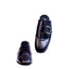 Jarikre Obsidian Horsebit Mule Loafers | Luxury Black Leather Men’s Shoes Nigeria