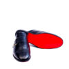 Jarikre Obsidian Horsebit Mule Loafers | Luxury Black Leather Men’s Shoes Nigeria