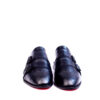 Jarikre Sovereign Double Monk Strap Leather Half Shoes