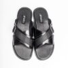 Jarikre Black Crossover Sandals