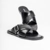 Jarikre Black Crossover Sandals